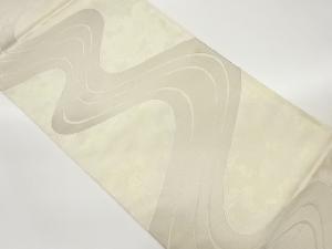 流水模様織出し袋帯